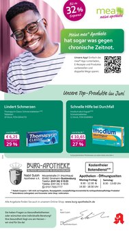 Aktueller mea - meine apotheke Prospekt "Unsere Juni-Angebote" Seite 1 von 4 Seiten