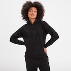 Promo Sweat hoodie molleton à capuche noir femme à 15,99 € dans le catalogue La Halle à Bonnée