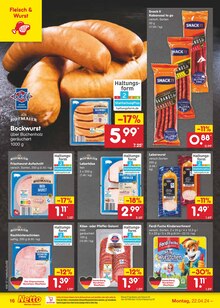 Mettwurst im Netto Marken-Discount Prospekt "Aktuelle Angebote" mit 51 Seiten (Dortmund)