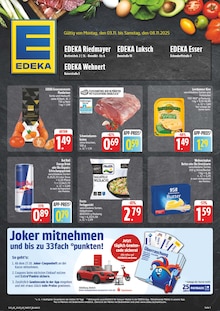 Aktueller EDEKA Würzburg Prospekt "Wir lieben Lebensmittel!" mit 8 Seiten