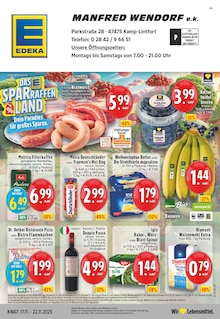 EDEKA Prospekt der Woche "Aktuelle Angebote" Seite 1, 17.11.2025 bis 22.11.2025 für Kamp-Lintfort Aktueller EDEKA Prospekt "Aktuelle Angebote" Seite 1 von 24 Seiten für Kamp-Lintfort