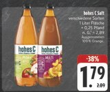 hohes C Saft Milder Apfel im Angebot bei EDEKA in Schwabach hohes C Saft Milder Apfel Angebote bei EDEKA Schwabach für 1,79 €