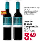 Tempranillo Angebote von Arco de la Vega bei E center Ludwigshafen für 3,49 €