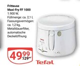 Maxi-Fry FF 1000 im GLOBUS Prospekt Maxi-Fry FF 1000 von Tefal im aktuellen GLOBUS Prospekt für 49,99 €