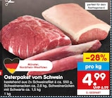 Osterpaket vom Schwein Angebote bei Netto Marken-Discount Hamm für 4,99 €