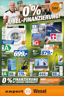 expert Wesel Prospekt der aktuellen Woche, gültig von 23.05.2026 bis 29.05.2026 Aktueller expert Wesel Prospekt "Top Angebote" mit 8 Seiten