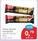 Energy Bar Joghurt-Müsli von Power System für 0,79 € bei budni im Angebot Energy Bar Joghurt-Müsli von Power System im aktuellen budni Prospekt