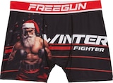 Boxer homme "Noël" - FREEGUN en promo chez Carrefour Boxer homme "Noël" - FREEGUN dans le catalogue Carrefour