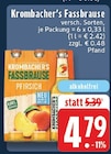 Aktuelle Bier Angebote bei EDEKA in Soest Aktuelles Fassbrause Pfirsich Angebot bei EDEKA in Soest ab 4,79 €