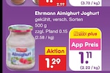 Almighurt Joghurt Angebote von Ehrmann bei Netto Marken-Discount Bautzen für 1,11 €