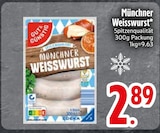 Münchner Weisswurst im EDEKA Prospekt Münchner Weisswurst von Gut & Günstig im aktuellen EDEKA Prospekt für 2,89 €