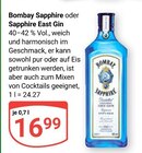 Bombay Sapphire im Angebot bei GLOBUS in Neunkirchen Bombay Sapphire Angebote bei GLOBUS Neunkirchen für 16,99 €