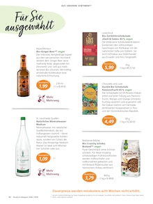 Schokolade im Alnatura Prospekt "Alnatura Magazin" mit 68 Seiten (Freiburg (Breisgau))