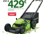 Promo Tondeuse à batterie tractée 48 V 46 cm à 429,00 € dans le catalogue Mr.Bricolage à Saint-Yrieix-la-Perche