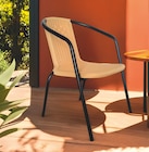 Chaise bistrot tressée en promo chez Maxi Bazar Charenton-le-Pont à 19,99 €