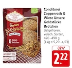 Conditorei Coppenrath & Wiese Unsere Goldstücke Brötchen im Angebot bei E center in Bad Homburg Conditorei Coppenrath & Wiese Unsere Goldstücke Brötchen Angebote bei E center Bad Homburg für 2,22 €