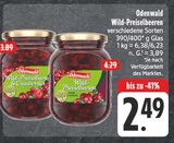 Wild-Preiselbeeren Angebote von Odenwald bei E center Suhl für 2,49 €