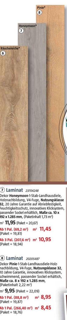 Laminat bei BAUHAUS in Heinsberg Laminat im Angebot bei BAUHAUS Heinsberg