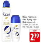 Premium Deo Spray im Angebot bei EDEKA in Schwäbisch Gmünd Premium Deo Spray Angebote von Dove bei EDEKA Schwäbisch Gmünd für 2,79 €