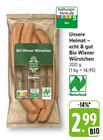 Bio Wiener Würstchen bei EDEKA im Sinsheim Prospekt für 2,99 €