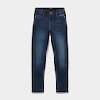 Promo Jean skinny 5 poches taille ajustable bleu foncé garçon à 19,99 € dans le catalogue La Halle à Malauzat