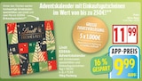 EDEKA-Adventskalender von Lindt für 9,99 € bei EDEKA im Angebot EDEKA-Adventskalender von Lindt im aktuellen EDEKA Prospekt