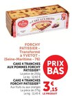 Cake 4 Tranches aux Pommes - FORCHY PATISSIER en promo chez U Express Cake 4 Tranches aux Pommes - FORCHY PATISSIER dans le catalogue U Express