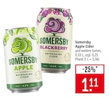 Apple Cider im Angebot bei Marktkauf in Aalen Apple Cider Angebote von Somersby bei Marktkauf Aalen für 1,11 €
