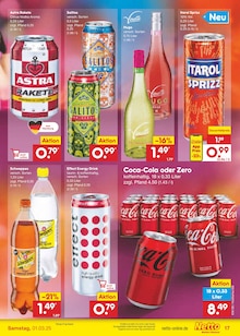 Coca Cola im Netto Marken-Discount Prospekt "Aktuelle Angebote" mit 65 Seiten (Celle)