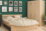 Armoire Ghost 6 portes & 2 tiroirs - Maxi Bazar à Villepinte Armoire Ghost 6 portes & 2 tiroirs en promo chez Maxi Bazar Villepinte à 229,99 €