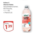Vitamin Water Angebote von hohes C bei GLOBUS Gera für 1,39 €