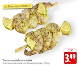 Garnelenspieße mariniert bei EDEKA im Birstein Prospekt für 3,49 €