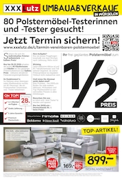 XXXLutz Möbelhäuser Prospekt: "80 Polstermöbel-Testerinnen und -Tester gesucht!", 18 Seiten, 16.02.2026 - 22.02.2026