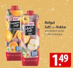 Hofgut Saft oder Nektar Angebote bei famila Nordost Elmshorn für 1,49 €