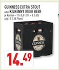 GUINNESS EXTRA STOUT oder KILKENNY IRISH BEER Angebote von GUINNESS bei Marktkauf Hörstel für 14,49 €