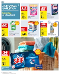 Prix et réduction Lessive Capsules dans le prospectus Carrefour Market en cours Offre Lessive Capsules dans le catalogue Carrefour Market du moment à la page 38