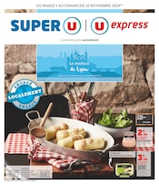 Prospectus Super U à Villeurbanne, "Le meilleur de Lyon", 16 pages de promos valables du 05/11/2024 au 10/11/2024