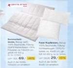 Sommerbettdecke oder Kopfkissen Angebote von centa-star bei Möbel Inhofer Konstanz für 29,00 €