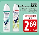 Deo-Spray im EDEKA Prospekt Deo-Spray von Rexona im aktuellen EDEKA Prospekt für 2,69 €