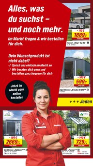 Gartenhaus im toom Baumarkt Prospekt "Respekt, wer's selber macht." mit 14 Seiten (Frankfurt (Main))