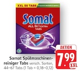 Spülmaschinenreiniger Tabs Angebote von Somat bei E center Heidenheim für 7,99 €