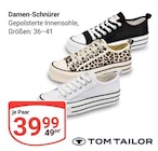 Damen-Schnürer Angebote von Tom Tailor bei GLOBUS Gera für 39,99 €