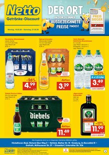 Volvic im Netto Marken-Discount Prospekt "DER ORT, AN DEM DU IMMER AUSGEZEICHNETE PREISE FINDEST." mit 2 Seiten (Hückelhoven)