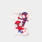 T-shirt manches courtes coton Spider-Man blanc garçon à La Halle dans Boissy-le-Cutté T-shirt manches courtes coton Spider-Man blanc garçon à La Halle dans Boissy-le-Cutté