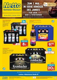 Aktueller Netto Marken-Discount Discounter Prospekt für Hannover 05.06.2023 - 10.06.2023 Netto Marken-Discount Prospekt für Hannover mit 2 Seiten