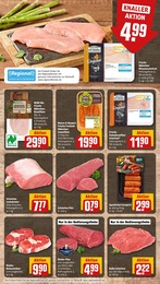 Bio Fleisch Angebot im aktuellen REWE Prospekt auf Seite 8