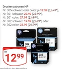 Druckerpatronen Nr. 305 schwarz oder color Angebote von HP bei GLOBUS Herne für 12,99 €