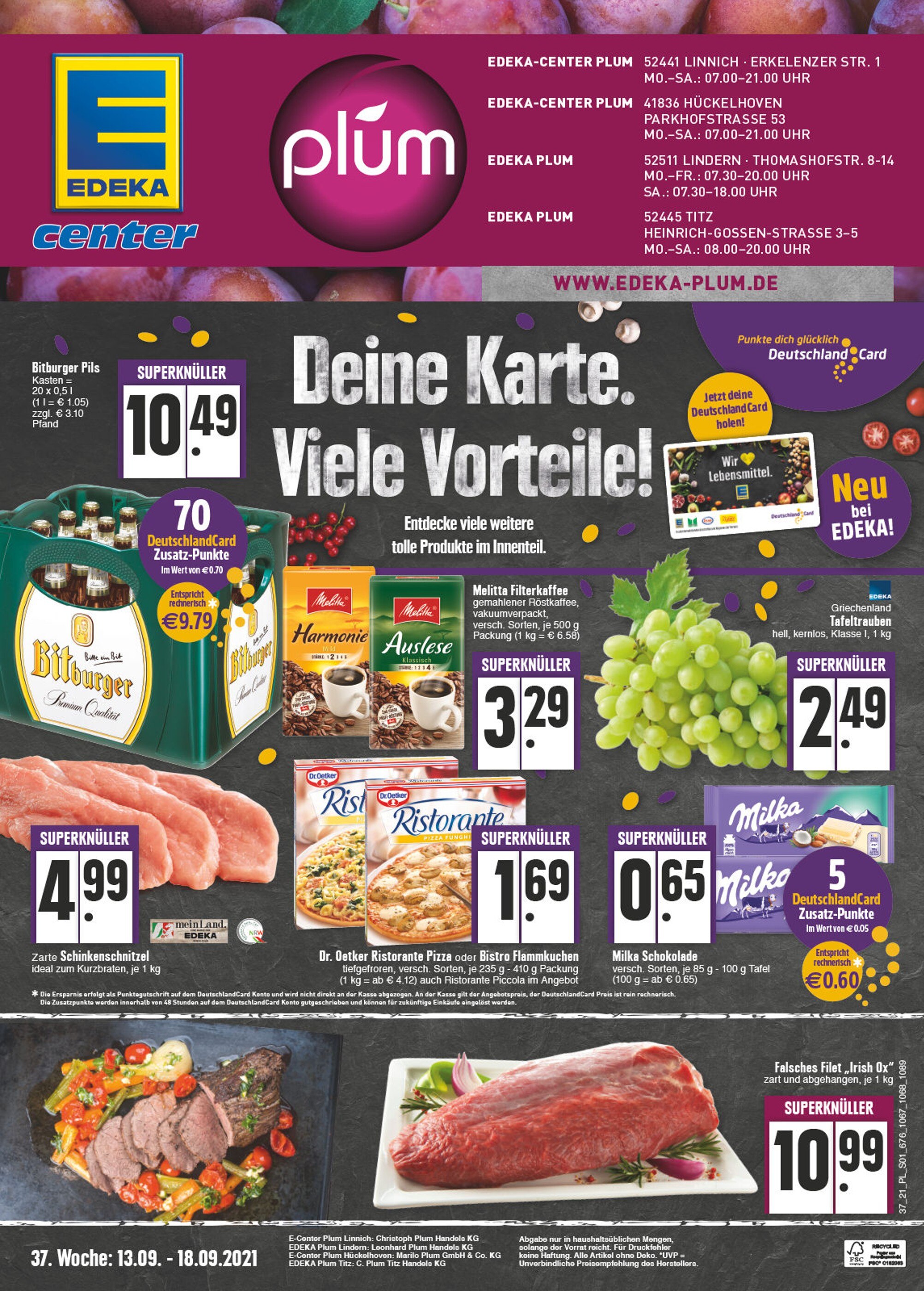 E center Prospekt für Erkelenz mit 24 Seiten E center Prospekt für Erkelenz: "Aktuelle Angebote", 24 Seiten, 13.09.2021 - 18.09.2021