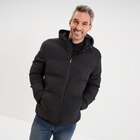 Doudoune Col montant courte à capuche noir homme à 59,99 € dans le catalogue La Halle