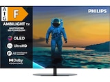65OLED810/12 OLED Ambilight TV (Flat, 65 Zoll / 164 cm, UHD 4K, SMART TV, Ambilight) Angebote von PHILIPS bei MediaMarkt Saturn Bensheim für 1.499,00 €